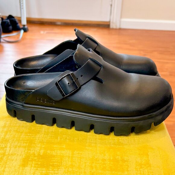Birkenstock Papillio Boston Chunky Clog - Black - Womens Size: US 9-9.5 / EU 40 - Picture 2 of 9